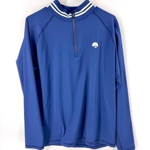 G/FORE‎ Ocean Course Kiawah Logo Navy Guard with White Accents 1/2 Zip Jacket